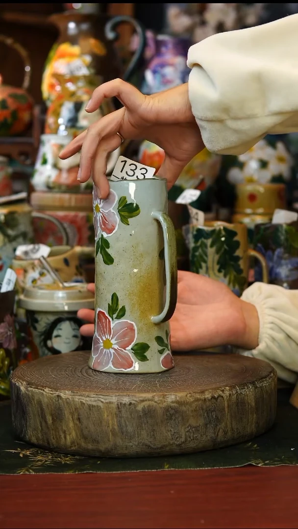 陶瓷133景德镇手工手绘釉下彩