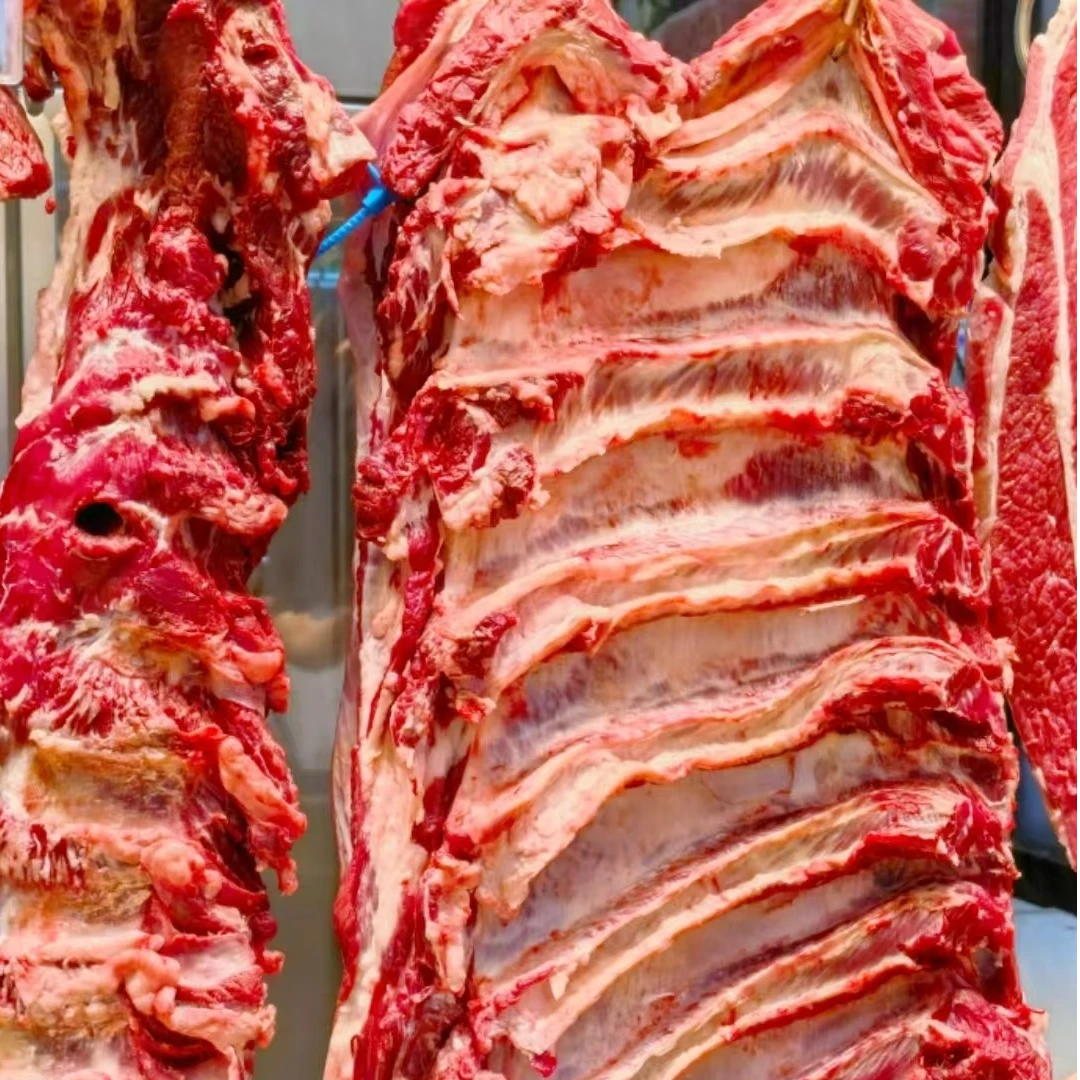 【牛肋条】4斤起拍滨锅散养草饲黄牛真空冷链发货