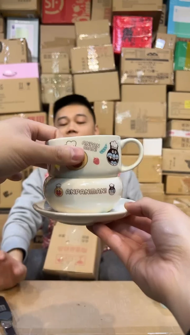 【闪购商品】杯2024新款面包超人3件套