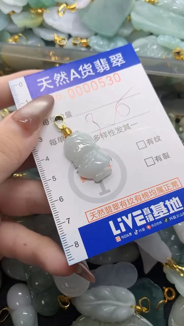 翡翠未镶嵌颈饰天然A货翡翠