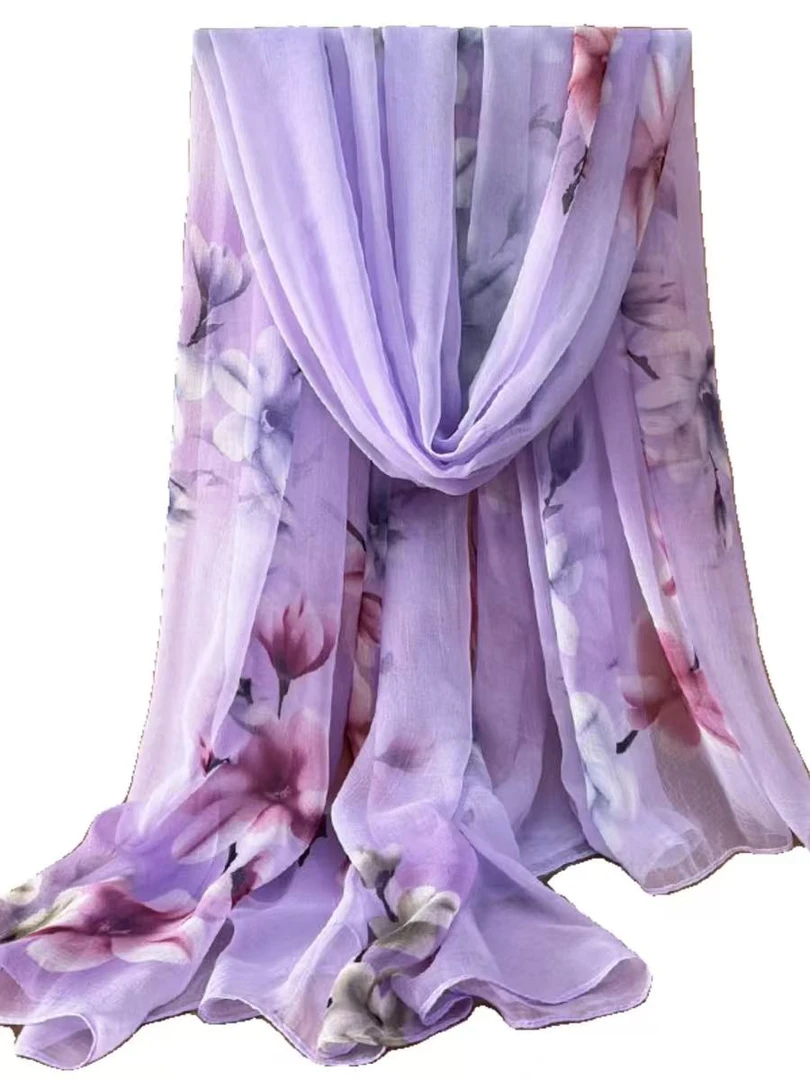 醉美人 银锦纱 190*140围巾