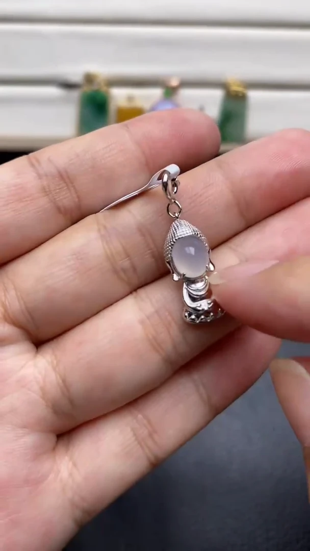 银S925镶嵌戒指翡翠12