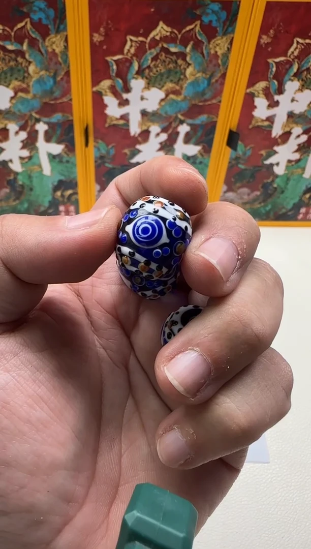 吊坠（不含链）琉璃蓝色单颗5955