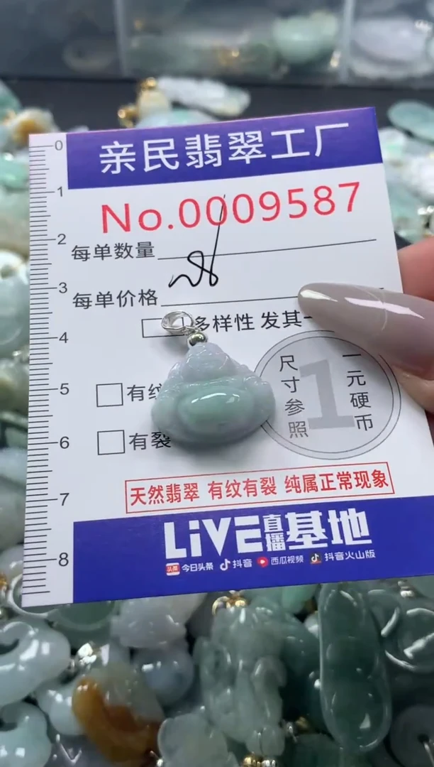 颈饰未镶嵌翡翠9587
