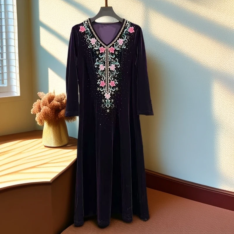 A889238设计师轻奢气质女装显瘦遮肚子中老年妈妈装上档次时尚