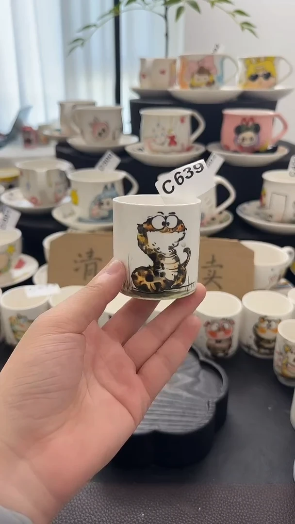 纯手工纯手工绘制陶瓷杯639