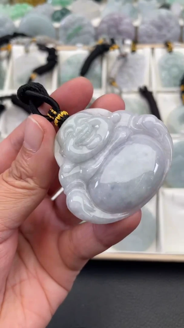 颈饰未镶嵌翡翠天然缅甸翡翠A货76