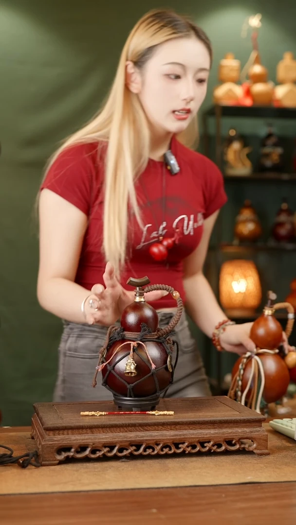 97号精品天然大漆酒葫芦一物一拍~