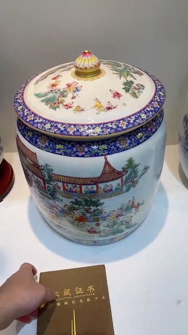 摆件高38米缸人物