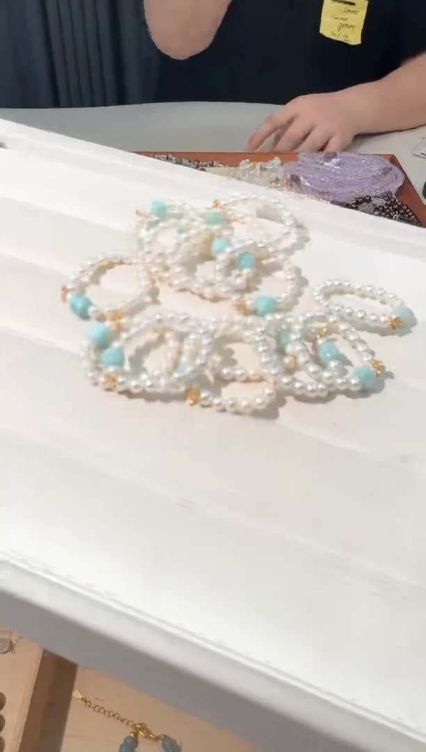 【闪购商品】淡水珍珠手绳银S925镶嵌A002珍珠海纹老型戒指