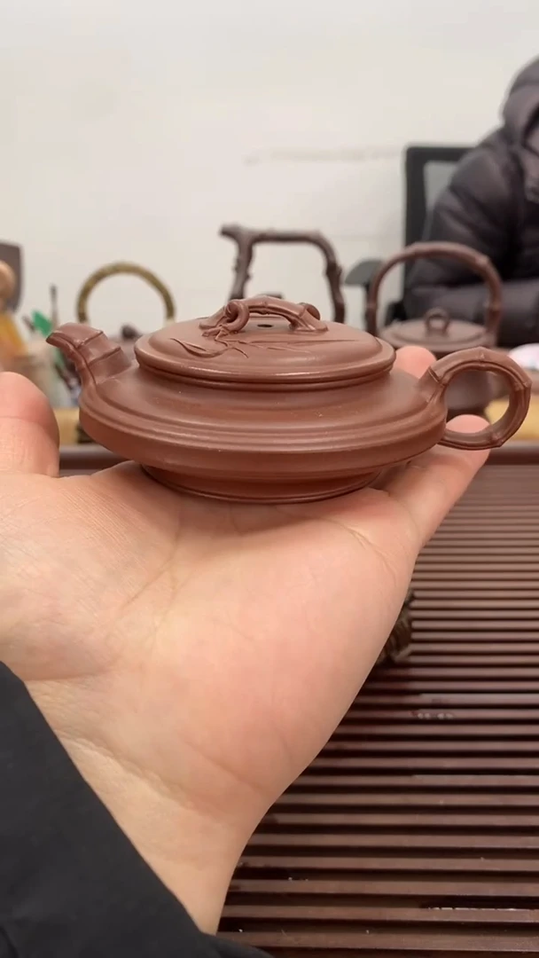 茶壶紫砂福利100毫升虚扁