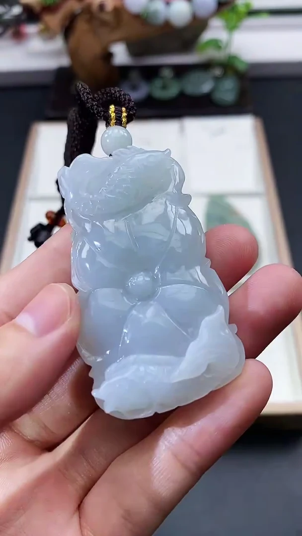 颈饰未镶嵌翡翠天然缅甸A货翡翠