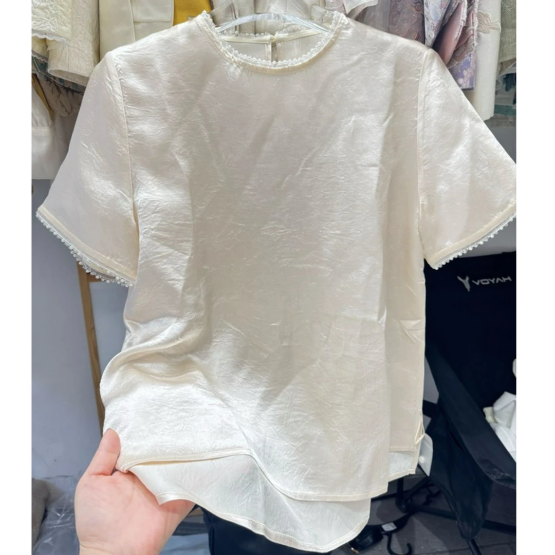 凤11-即遇珠带边短袖T