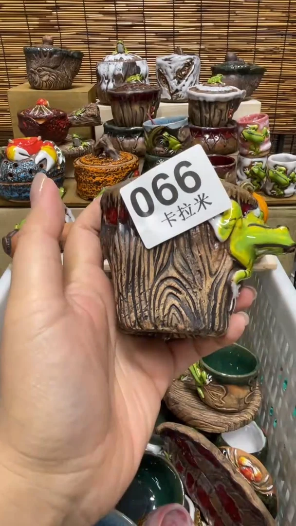 润*066精美粗陶手工柴烧