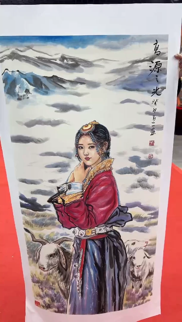 【闪购商品】国画道一老师亲笔绘画作品B60