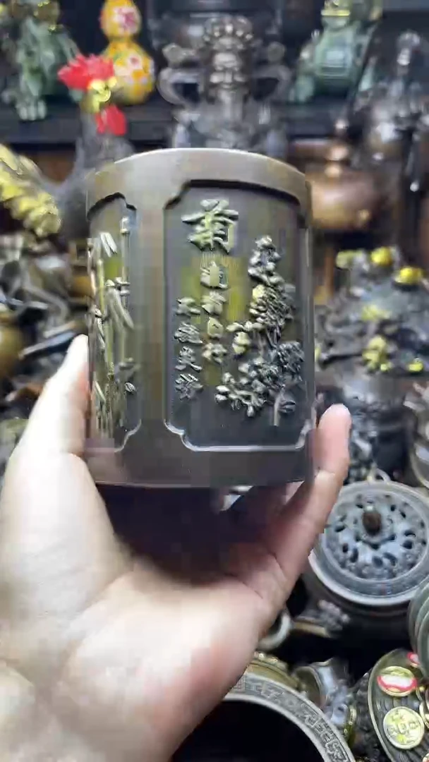 闪购链接，点击下单，有运费险，铜摆件