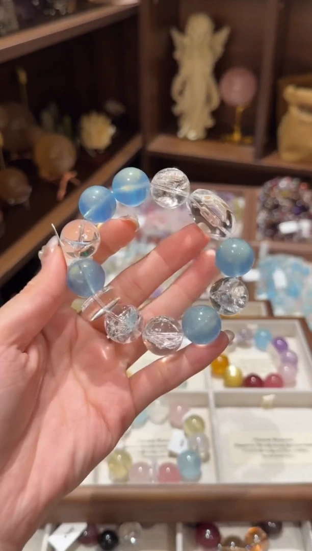 未镶嵌手串水晶）拍8单发一串 拍1单发单珠 多样性发货