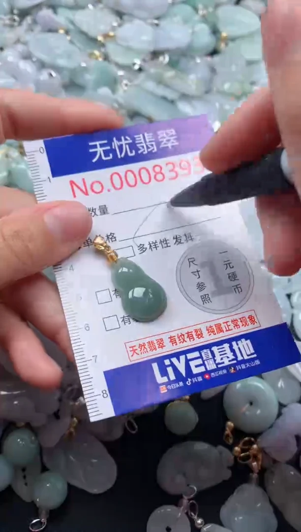 颈饰未镶嵌翡翠8393