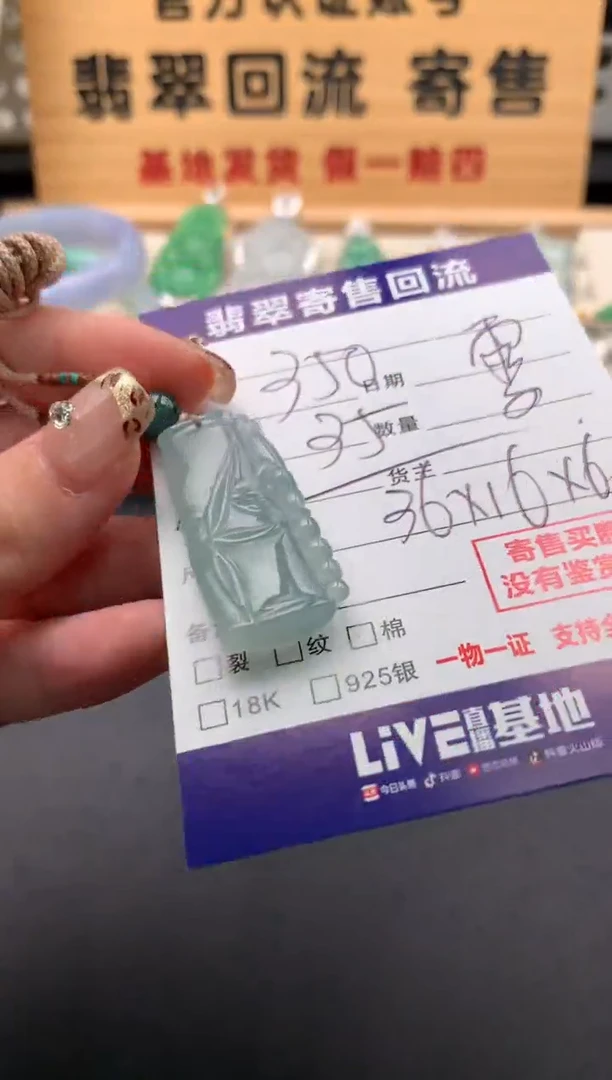 翡翠未镶嵌颈饰10128977