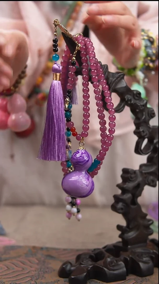 091玖澄文创漆艺葫芦国风配饰葫芦系列