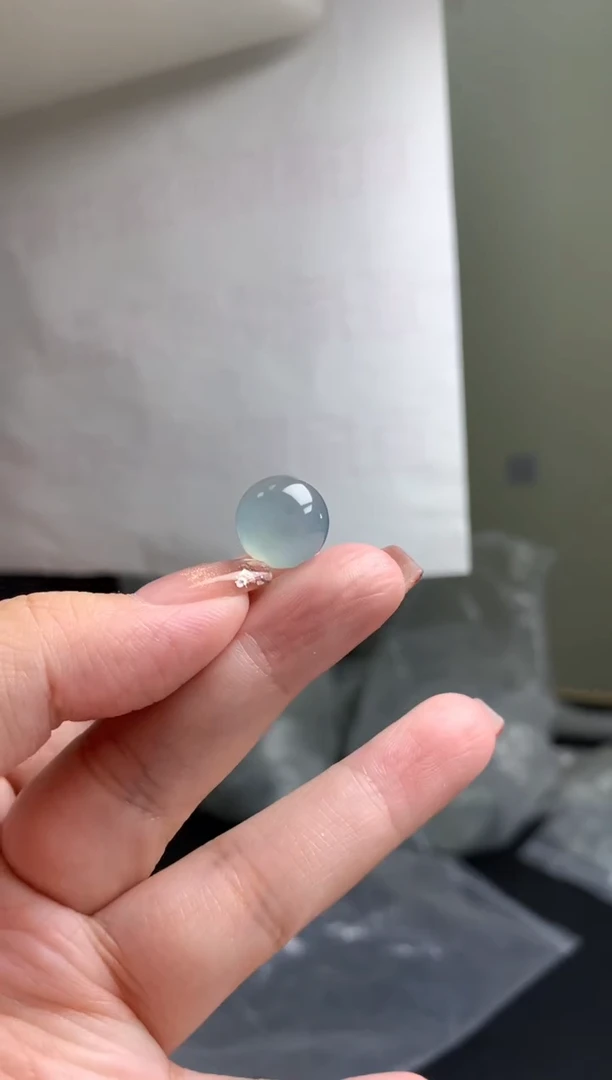 未镶嵌定制翡翠卡12.3mm