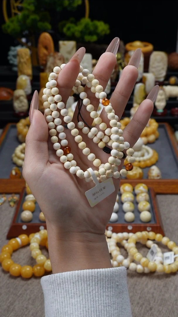 手链琥珀未镶嵌原矿天然琥珀蜜蜡
