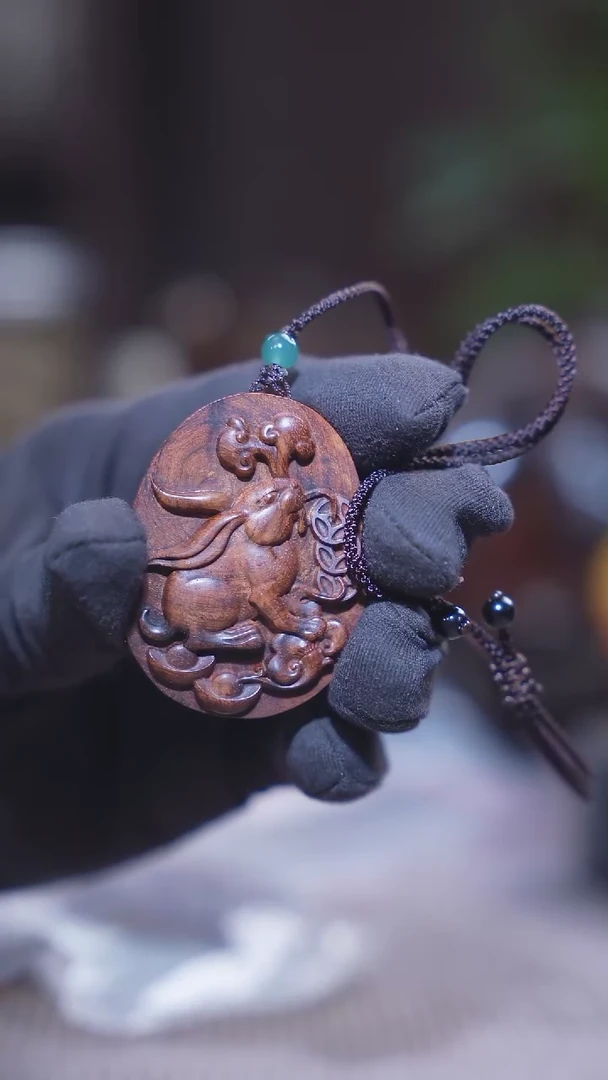 【闪购商品】黄花梨/降香黄檀吊坠海南黄花梨吊坠兔