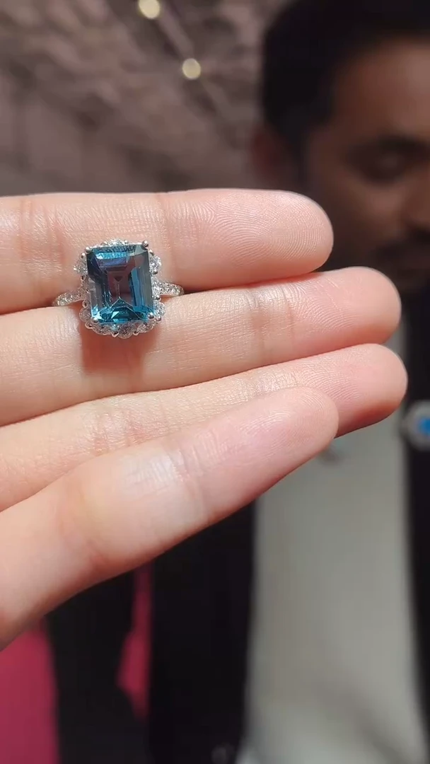 银S925镶嵌托帕石其他（扎德严选）