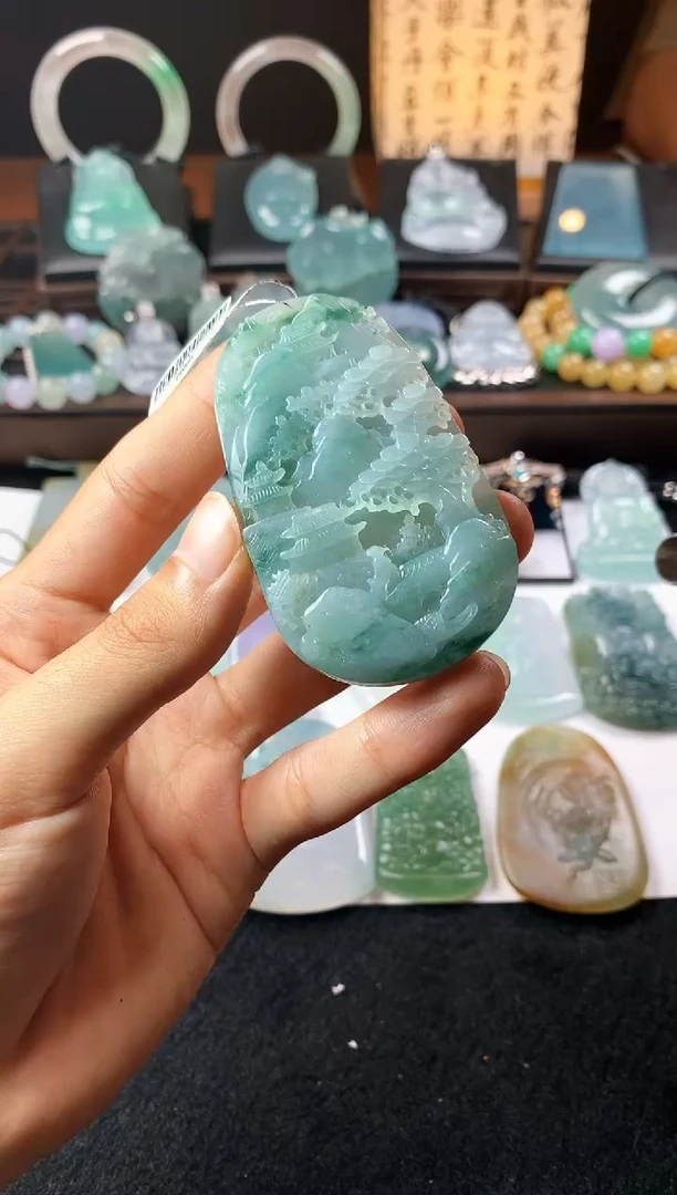 定制翡翠未镶嵌S毛货不退不换