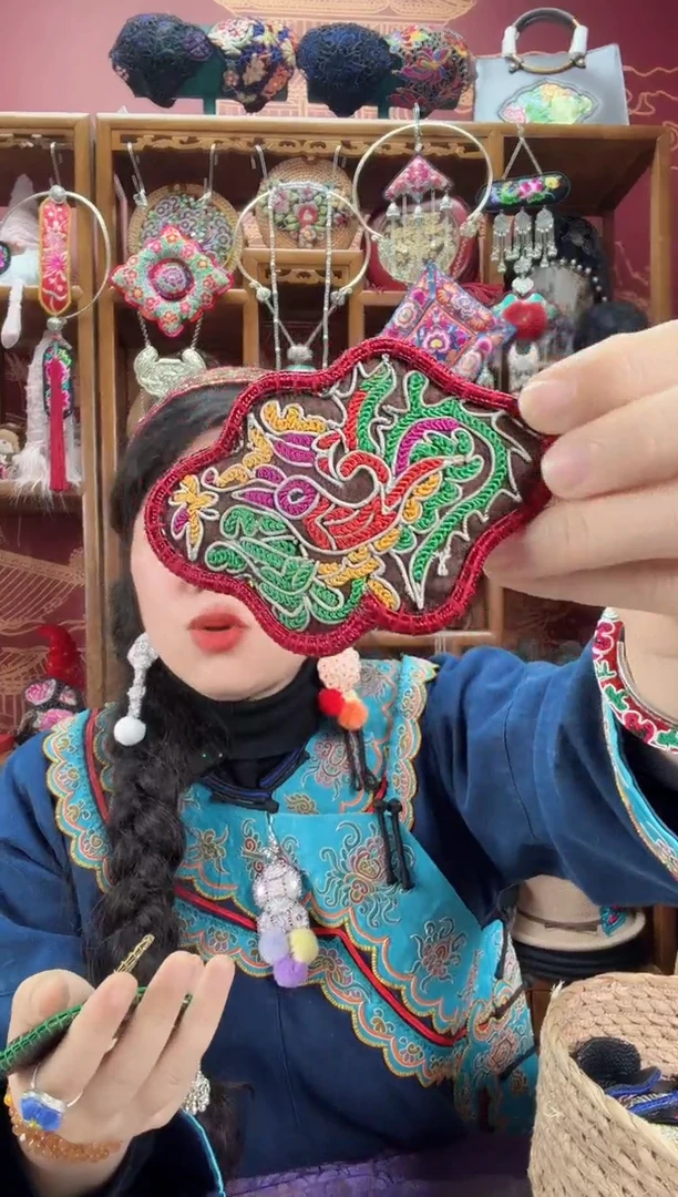 刺绣发夹72甜甜家