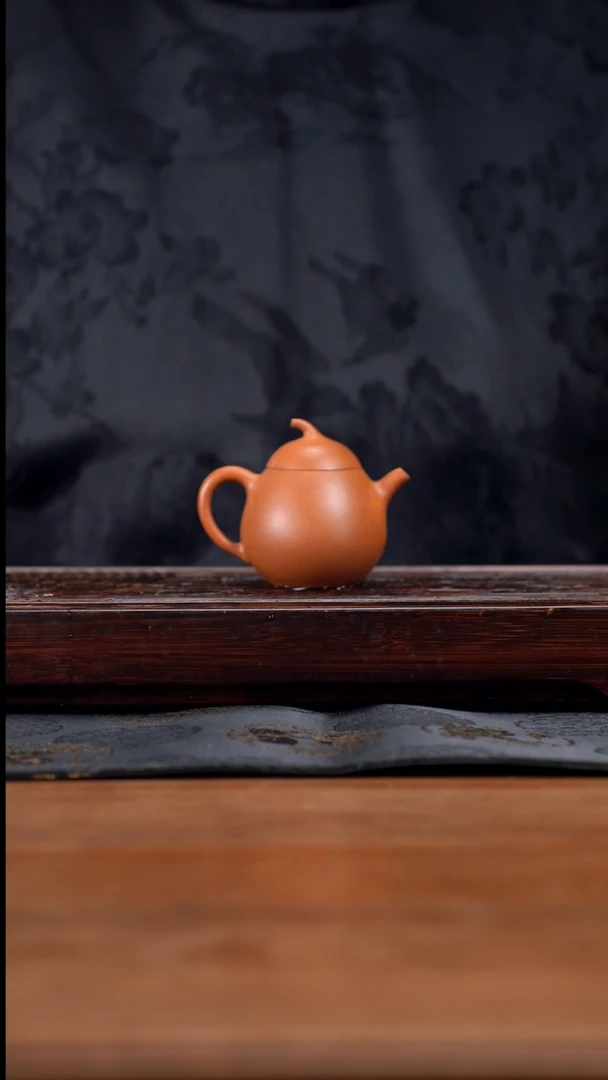 【闪购商品】紫砂茶壶100cc黄龙山原矿段泥茄段8