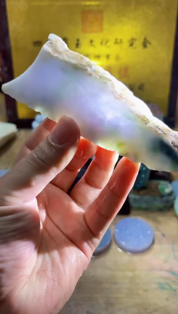 未镶嵌挂件翡翠A货常星7446