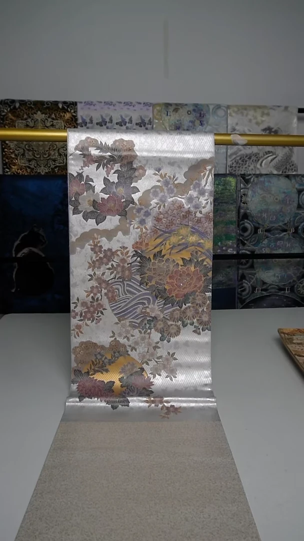 织绣织锦94花卉织螺钿