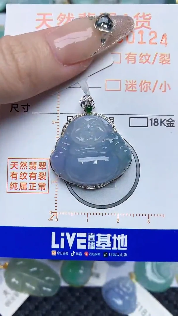 【闪购商品】翡翠颈饰18K金镶嵌646456456