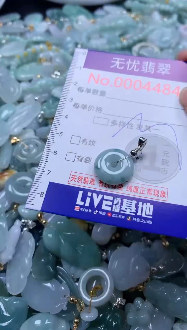 翡翠未镶嵌吊坠(不含链)4484