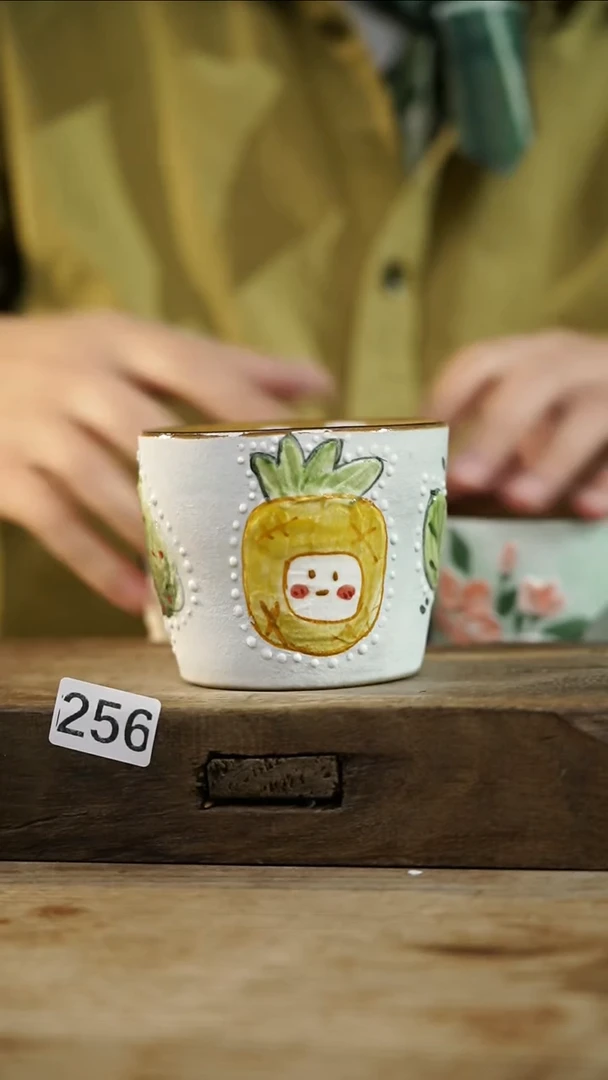 瓷片设计师手作！！！景德镇设计师系列！！！！咖啡杯