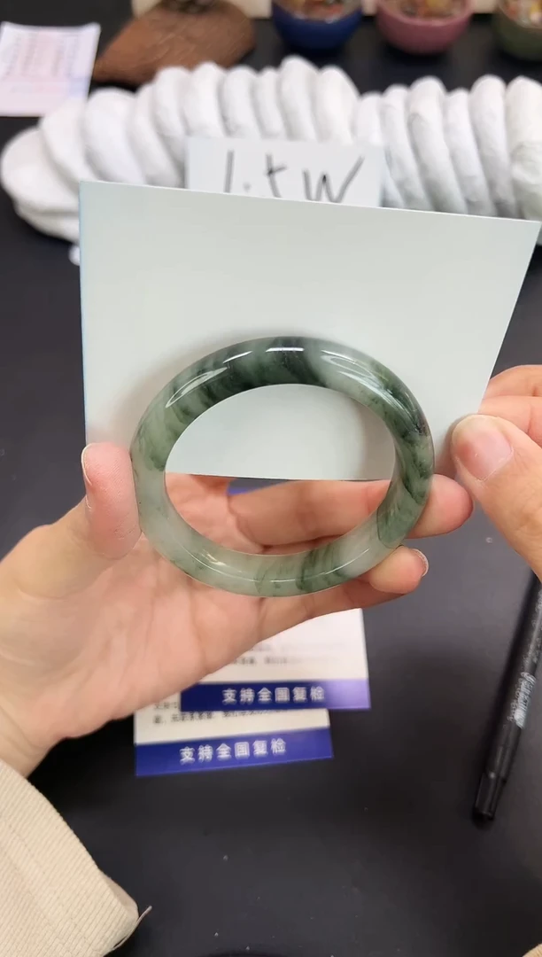 未镶嵌手镯石英质玉A239-55`56