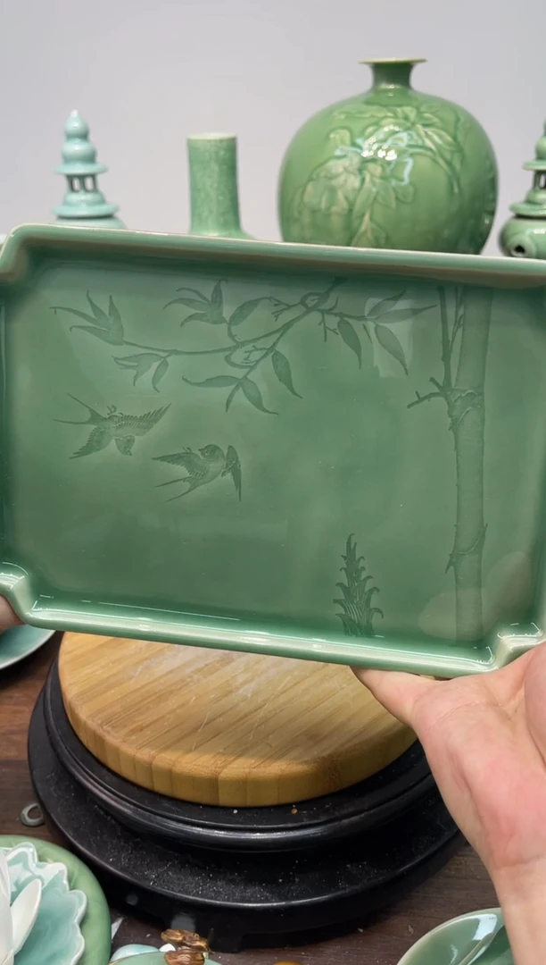 特价福利 微瑕 慧仙青瓷