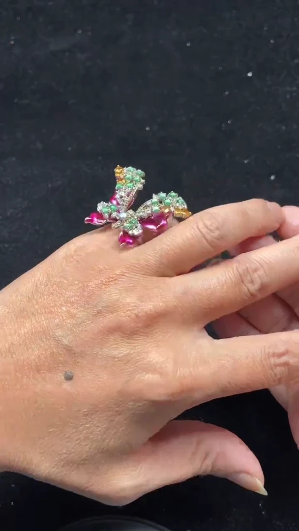 未镶嵌戒指翡翠戒指59