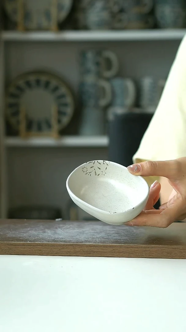 Hitable茶棕色蘸料碟10cm@7-7@