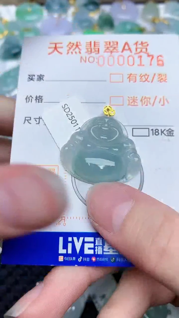 【闪购商品】翡翠颈饰18K金镶嵌6876786786