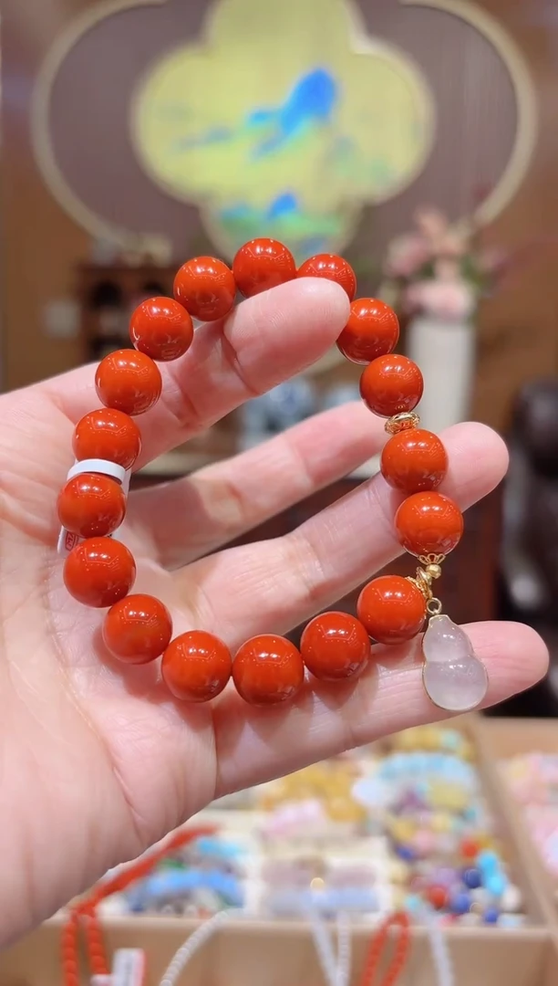 【闪购商品】南红玛瑙手串未镶嵌设计款手串10.8