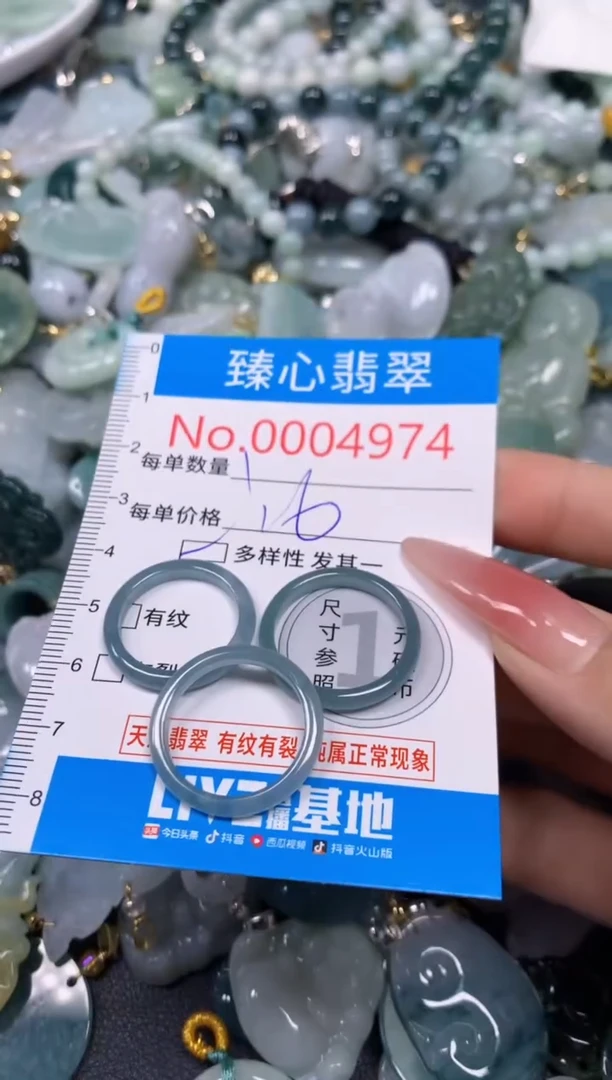 【闪购商品】翡翠颈饰未镶嵌含绳0004974