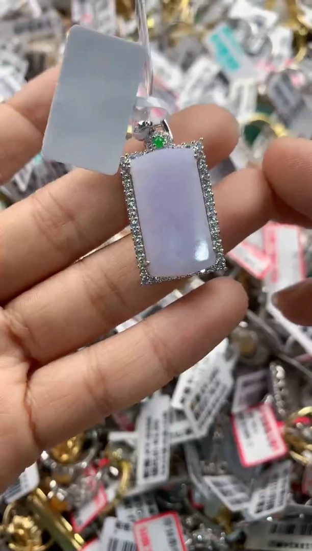 银S925镶嵌戒指翡翠777   9