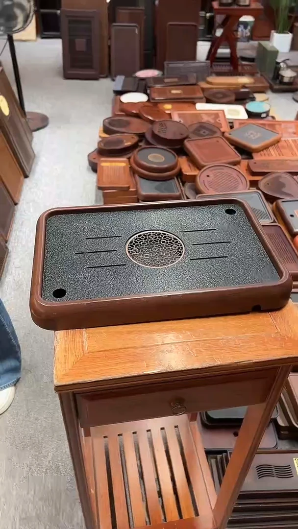 新品福利石材长39CM*宽26CM茶盘送管