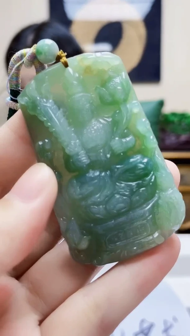 未镶嵌定制翡翠吊坠176