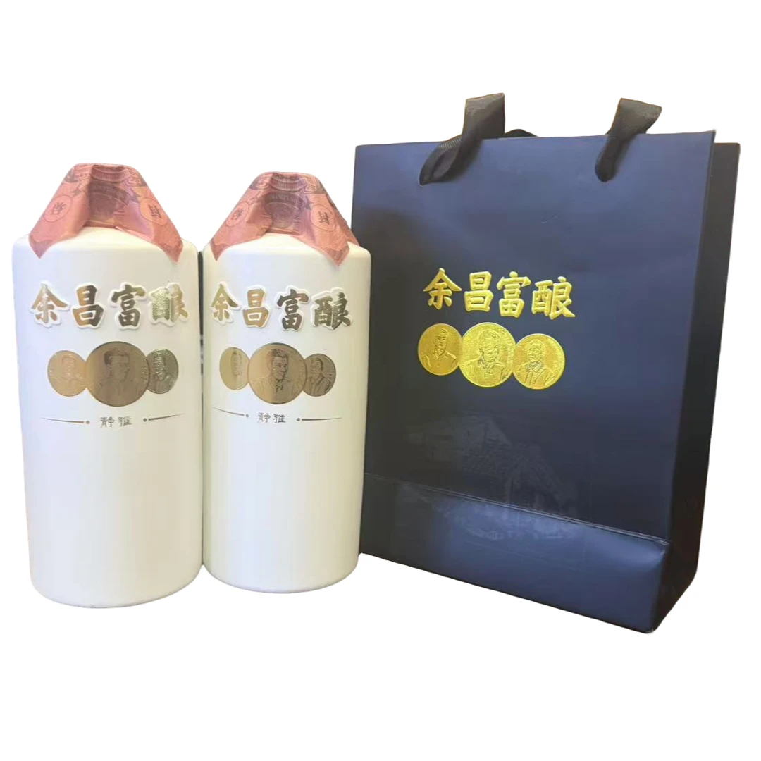 余昌富酿好口粮酱香型白酒博兴老袁53度好酱香，白酒搬运工53度500
