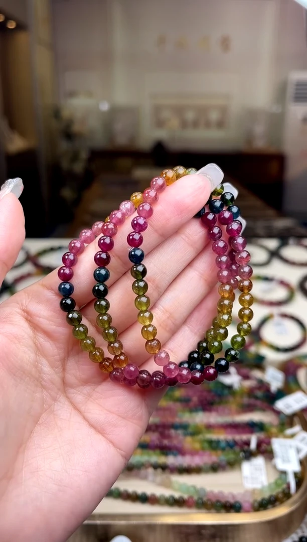 【闪购商品】碧玺/未镶嵌5mm+碧玺多圈多样性发货