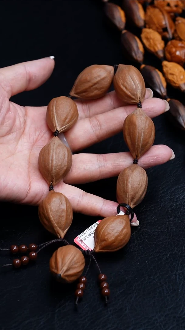 橄榄核吊坠22原皮素串