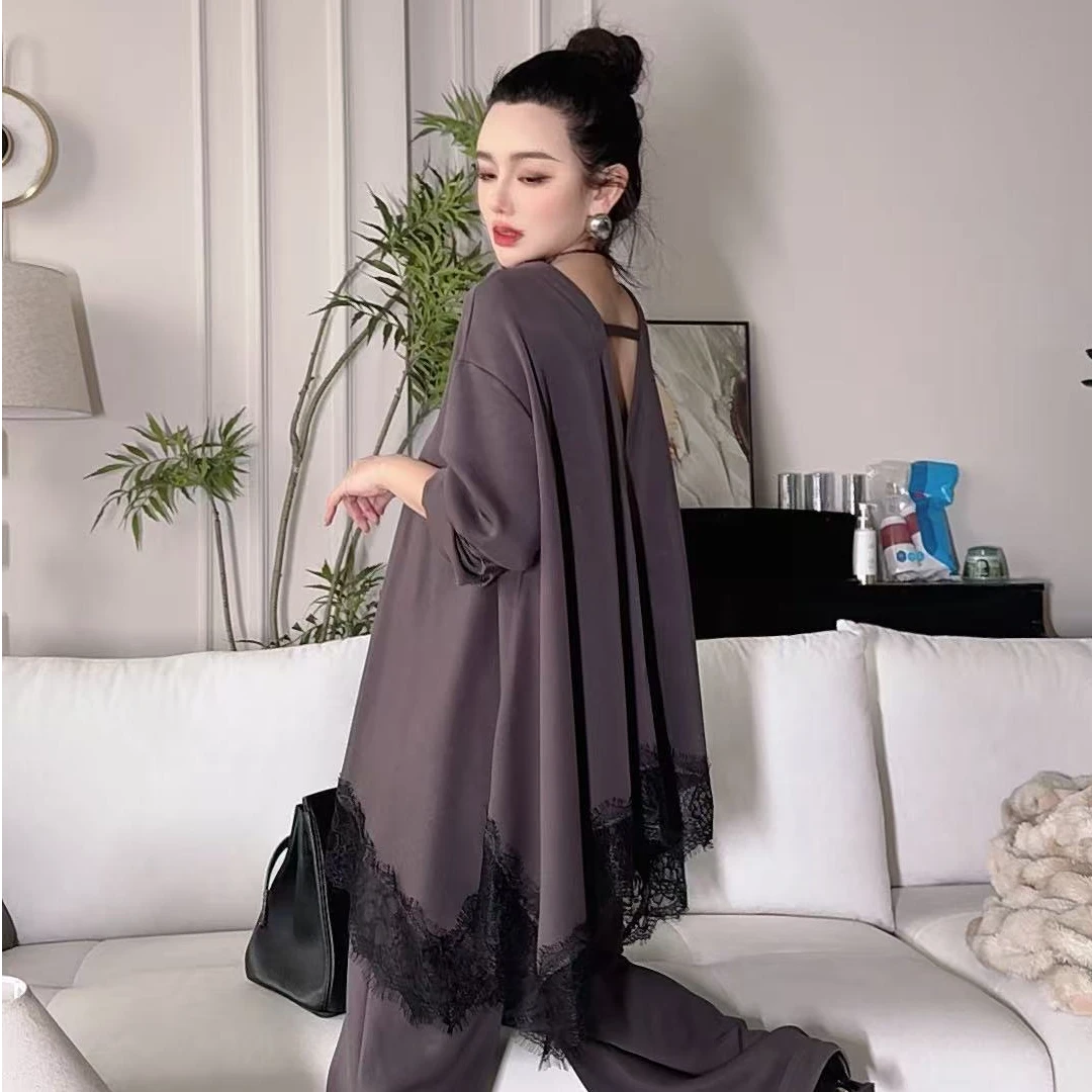 （冰淇淋）原创设计师款雷丝显瘦新款套装2513